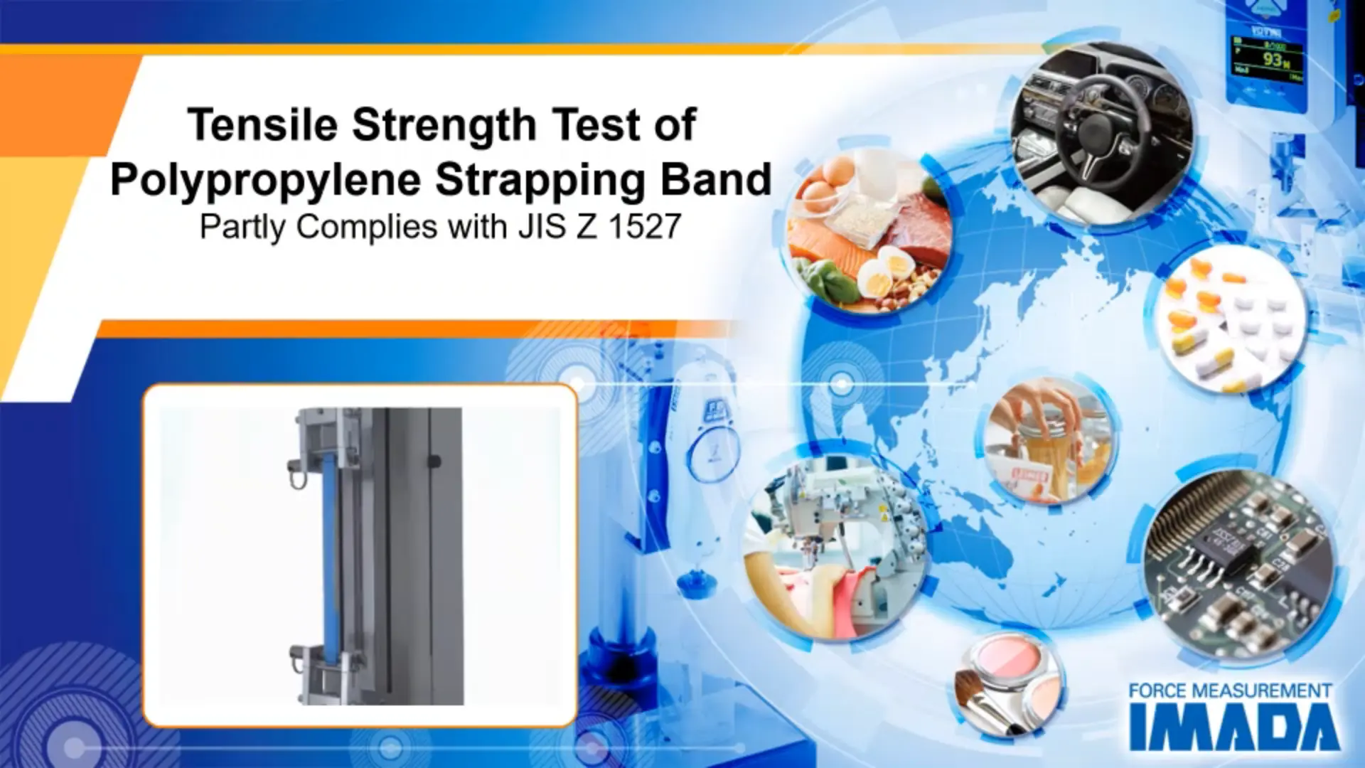 Tension Strength Test of Polypropylene Strapping Band (Complies with the corresponding part of JIS Z1527)